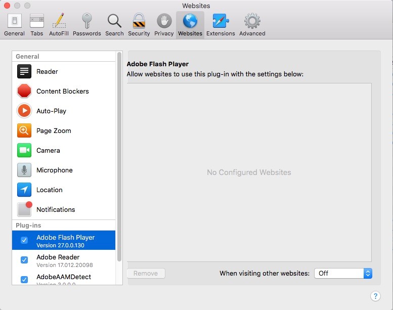 Adobe® Flash® Player 8.0 For Mac