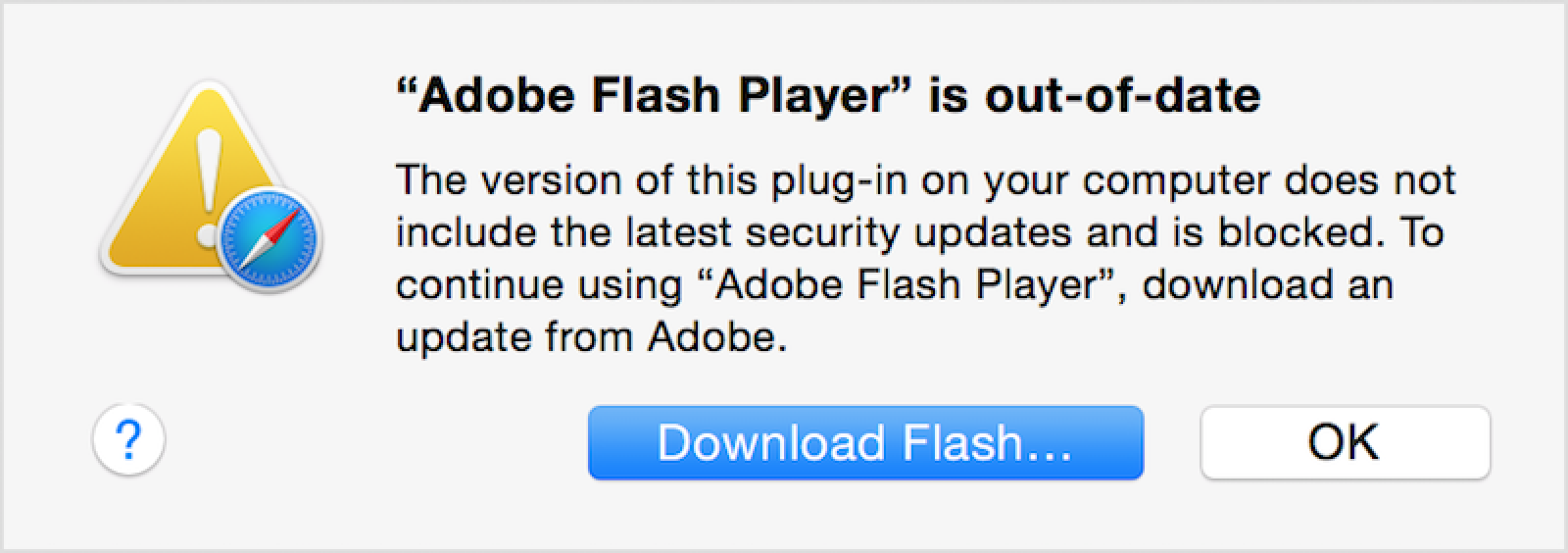 Latest adobe flash player for mac safari