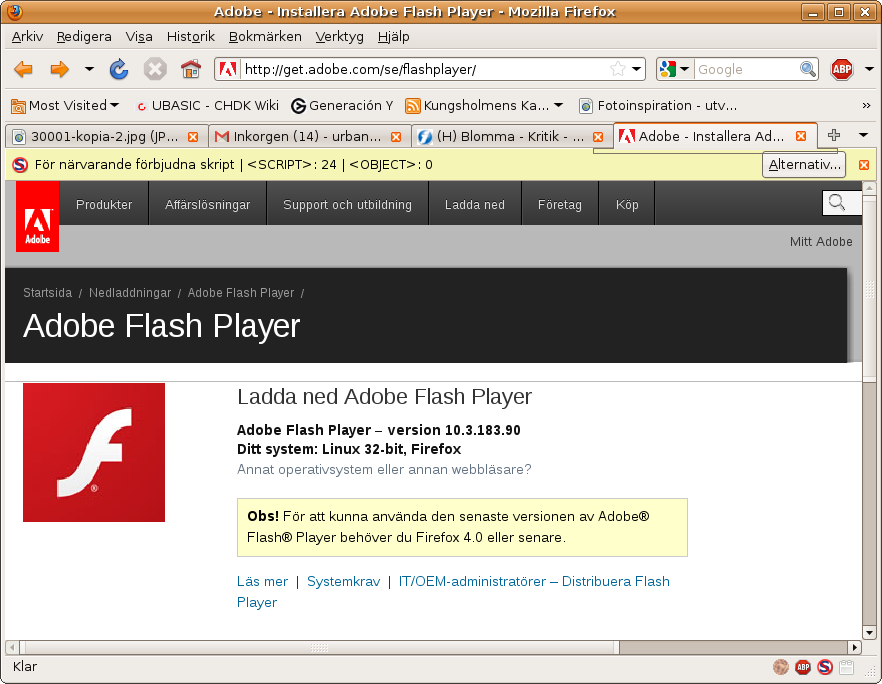 free adobe flash upgrade for mac